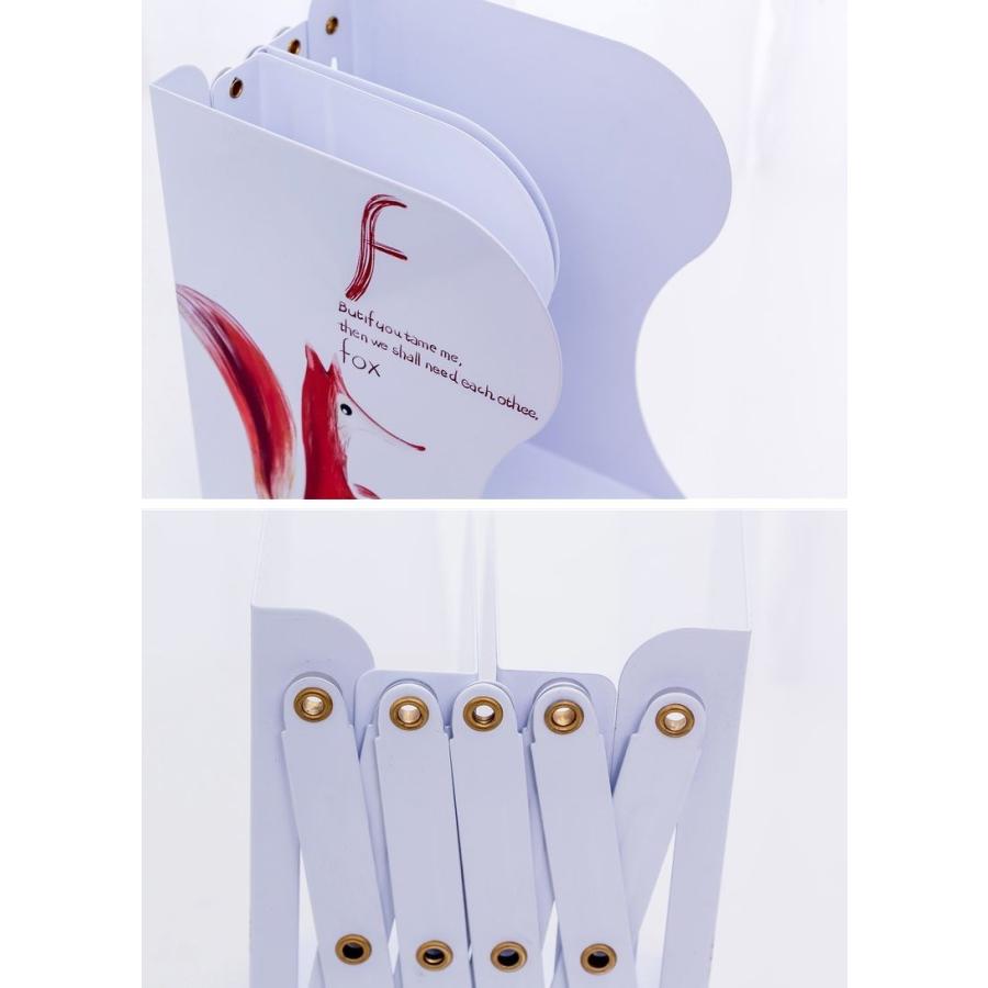 ブックスタンド 本立て 伸縮タイプ アニマル 手書きイラスト風 英文字 キツネ Mta06c019 ノイシュタットyahoo 店 通販 Yahoo ショッピング