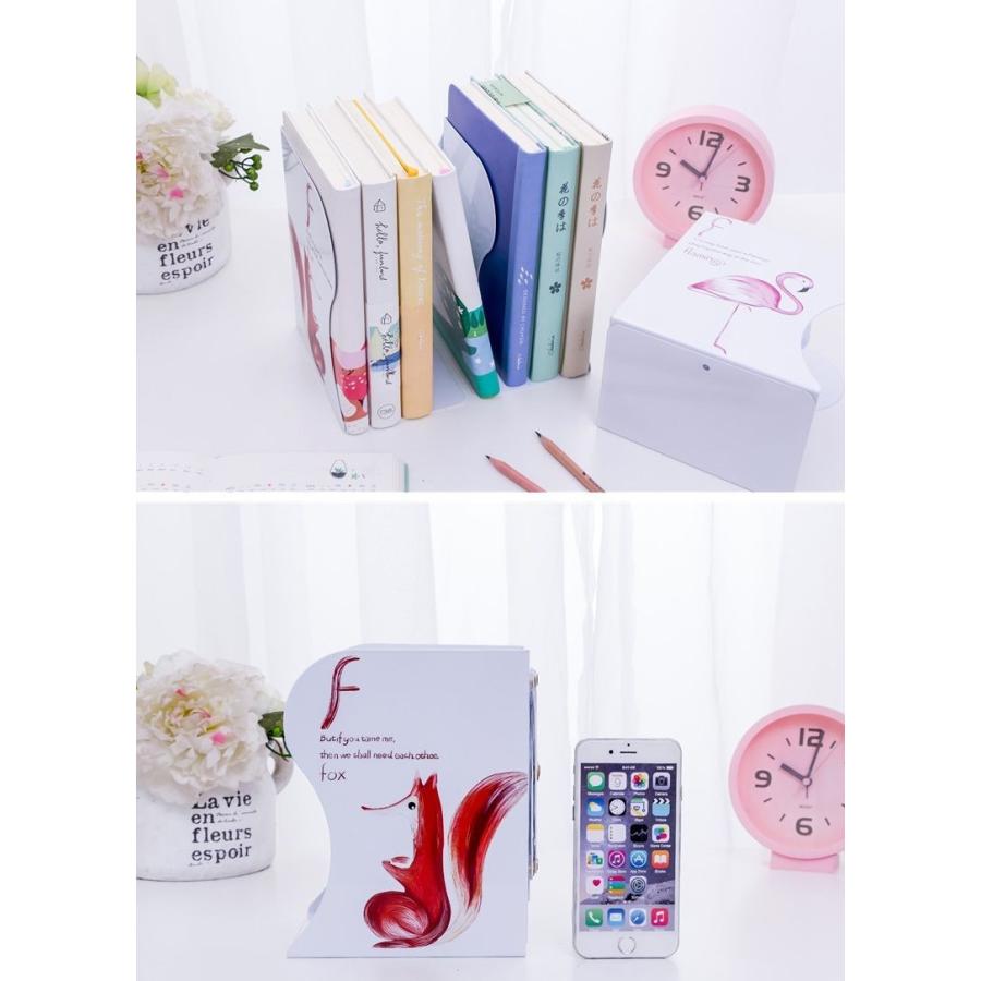 ブックスタンド 本立て 伸縮タイプ アニマル 手書きイラスト風 英文字 キツネ Mta06c019 ノイシュタットyahoo 店 通販 Yahoo ショッピング