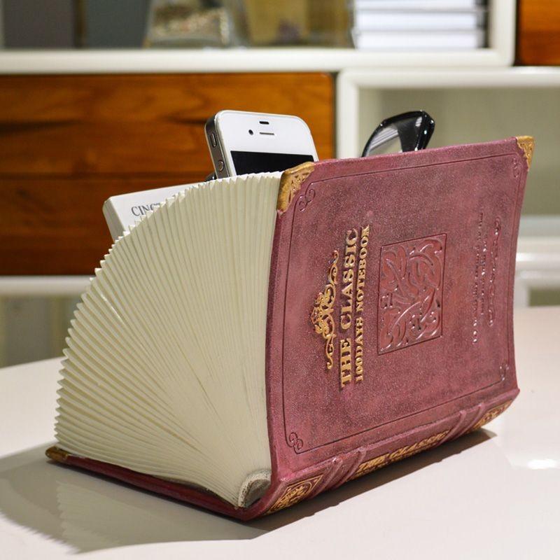 リモコンラック 小物入れ 本型 開いた洋書デザイン アンティーク風 レッド Mta0927c0 ノイシュタットyahoo 店 通販 Yahoo ショッピング