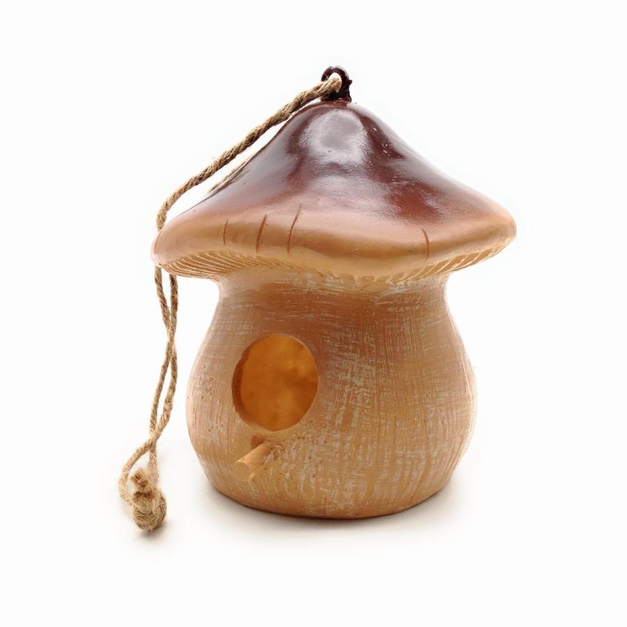 ガーデンオブジェ 吊り下げオーナメント 食べ物モチーフ バードハウス風 キノコ Mta1363c036 ノイシュタットyahoo 店 通販 Yahoo ショッピング