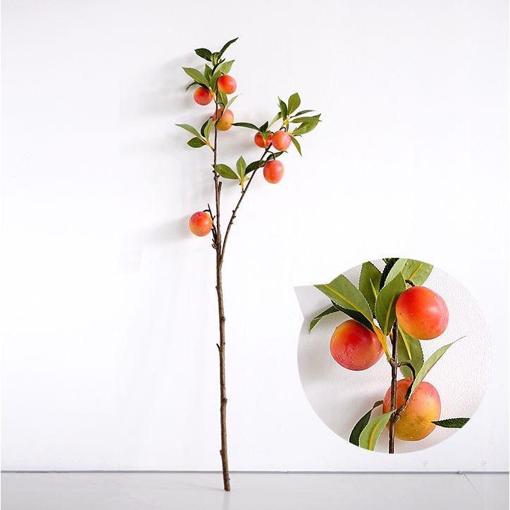 造花 すもも 果実7個 枝付き 1本 オレンジ Mta2477c038 ノイシュタットyahoo 店 通販 Yahoo ショッピング