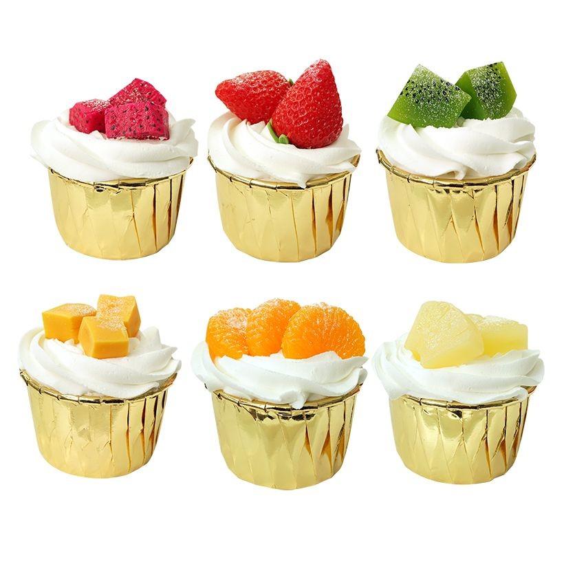 食品サンプル カップケーキ 生クリーム フルーツトッピング シンプル 6個セット Mta2997c158 ノイシュタットyahoo 店 通販 Yahoo ショッピング