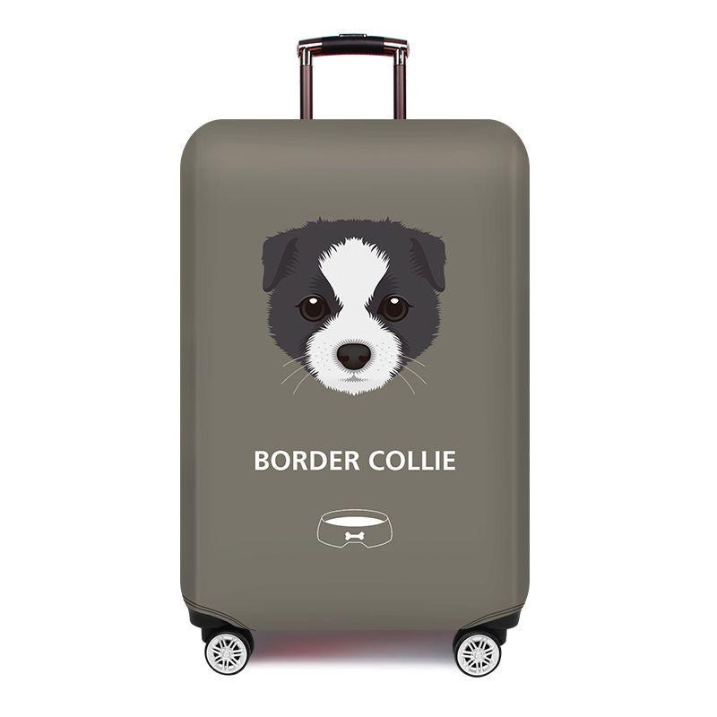 スーツケースカバー 犬の顔 犬種名 シンプル ボーダーコリー Mサイズ Mta3391c058 ノイシュタットyahoo 店 通販 Yahoo ショッピング