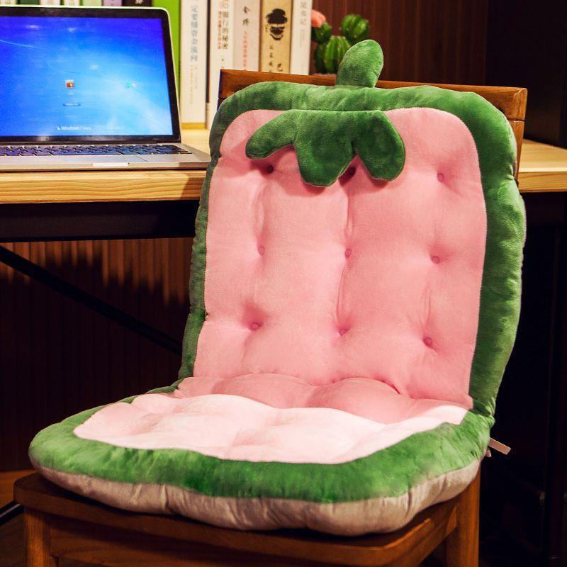 クッション 背もたれ付き座布団 椅子用 フルーツモチーフ 立体装飾 ふかふか イチゴ Mta4394c039 ノイシュタットyahoo 店 通販 Yahoo ショッピング