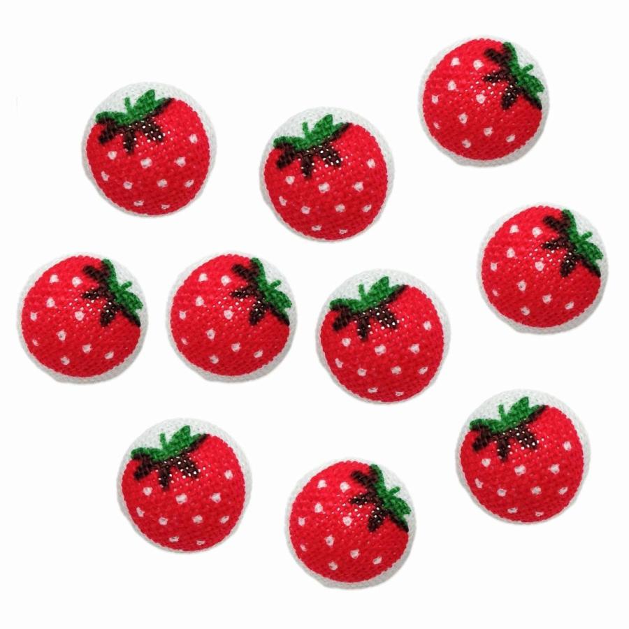 くるみボタン かわいい いちご 同色 10個セット ホワイト系 Nya1924c012 ノイシュタットyahoo 店 通販 Yahoo ショッピング
