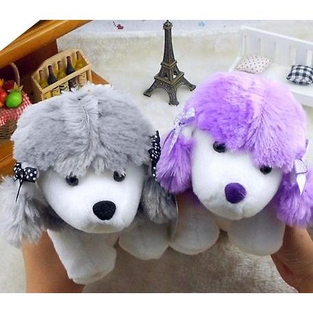 ペンケース かわいい 犬 イヌ フワフワ ぬいぐるみ フック付き パープル系 Nya2144c017 ノイシュタットyahoo 店 通販 Yahoo ショッピング