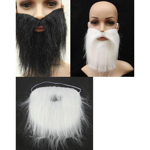 コスプレ モッサリしたヒゲ ゴム付き 黒髭 白髭 2個セット Nya4512c006 ノイシュタットyahoo 店 通販 Yahoo ショッピング