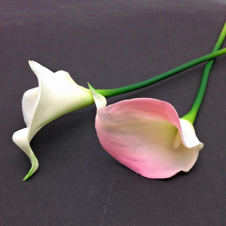 造花 オランダカイウ カラー 16本 ピンク ホワイト Nya7744c029 ノイシュタットyahoo 店 通販 Yahoo ショッピング