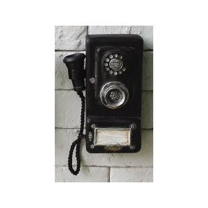 壁掛けオブジェ アンティーク風 黒 レトロ 電話機モチーフ A Nyb4159c025 ノイシュタットyahoo 店 通販 Yahoo ショッピング