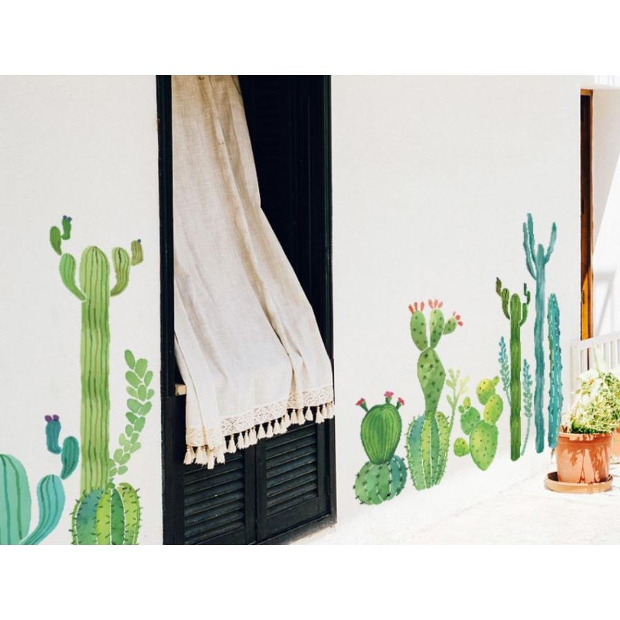 ウォールステッカー さまざまなサボテン 南国風 Nyc24c018 ノイシュタットyahoo 店 通販 Yahoo ショッピング