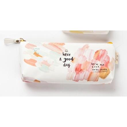 ペンケース ポーチ 水彩絵の具風 ナチュラル モダン オレンジ Nyc3877c013 ノイシュタットyahoo 店 通販 Yahoo ショッピング