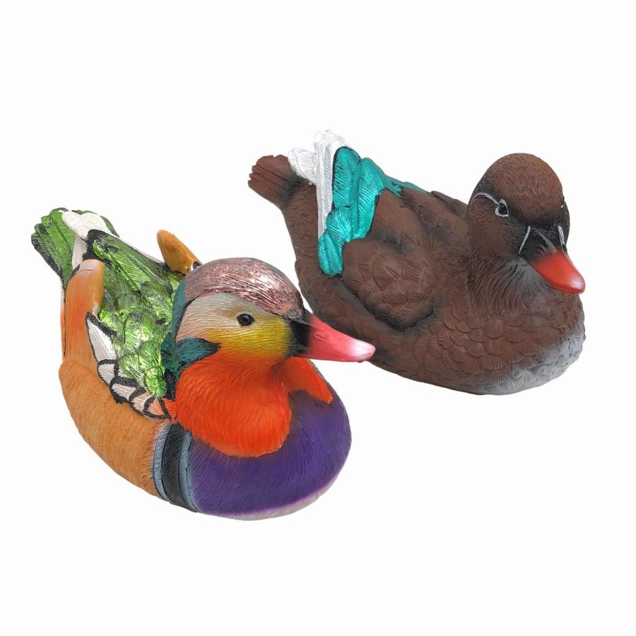 ガーデンオーナメント 水に浮く置物 リアルな鴨のつがい 2個セット 小サイズ Nyc3974c068 ノイシュタットyahoo 店 通販 Yahoo ショッピング