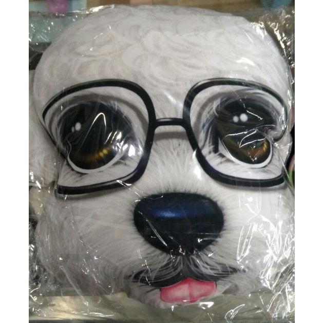 ネッククッション リアル メガネをかけた犬の顔 プリント ダイカット トイプードル Nyc5642c026 ノイシュタットyahoo 店 通販 Yahoo ショッピング