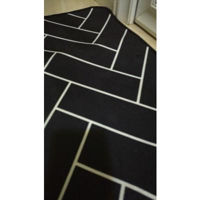 玄関マット キッチンマット モノトーン スタイリッシュ お揃い 2枚セット 檜垣模様 Nyc6098c056 ノイシュタットyahoo 店 通販 Yahoo ショッピング