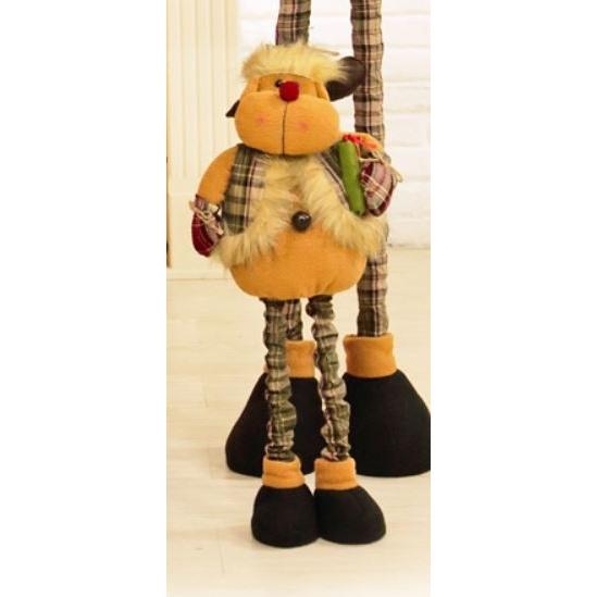置物 ぬいぐるみ かわいいクリスマスキャラクター 足が伸びる 伸縮タイプ 自立型 トナカイ Nyc6598c038 ノイシュタットyahoo 店 通販 Yahoo ショッピング