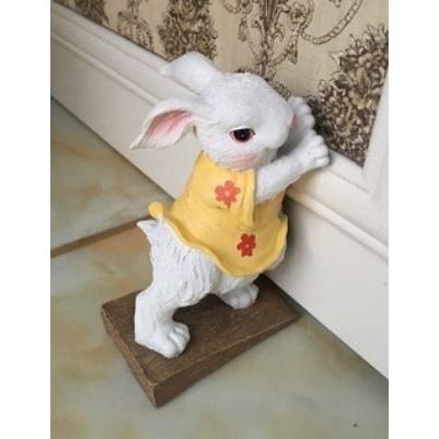 ドアストッパー かわいいウサギ 力持ち おしゃれな洋服 黄色の花柄ワンピース Nyc6970c109 ノイシュタットyahoo 店 通販 Yahoo ショッピング