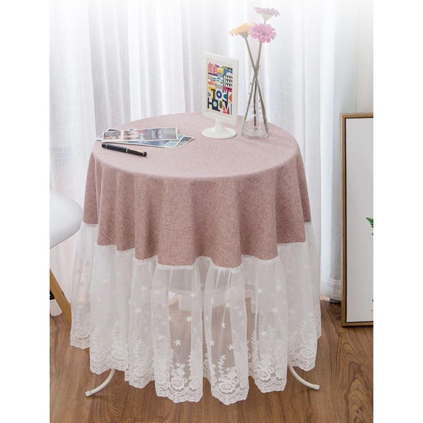テーブルクロス パステルカラー たっぷり花模様レース ガーリー 円形 大サイズ ピンク Nyc7070c109 ノイシュタットyahoo 店 通販 Yahoo ショッピング