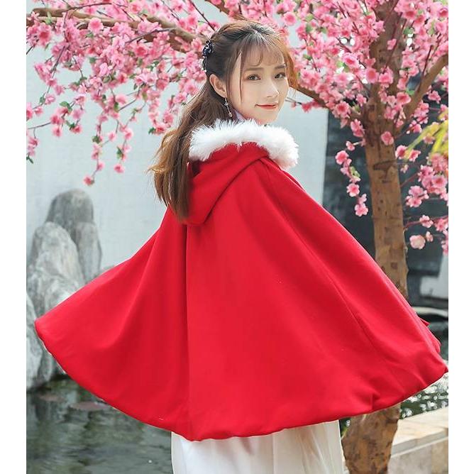 ケープ ポンチョ 赤いマント 花の刺繍入り 民族調 フード付き コスプレ用 Nyc7253c090 ノイシュタットyahoo 店 通販 Yahoo ショッピング