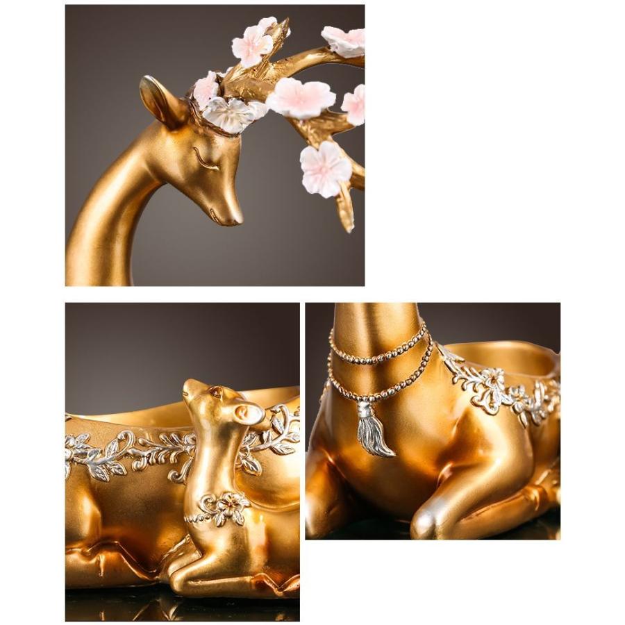 置物 小物入れ 寄り添う鹿の親子 花飾り 花模様 座る姿 ゴールド Och0692c129 ノイシュタットyahoo 店 通販 Yahoo ショッピング