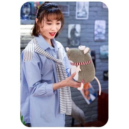 ぬいぐるみ ネズミ ストライプのマフラー ぱっちりお目目 にっこりスマイル 中サイズ Och0980c015 ノイシュタットyahoo 店 通販 Yahoo ショッピング