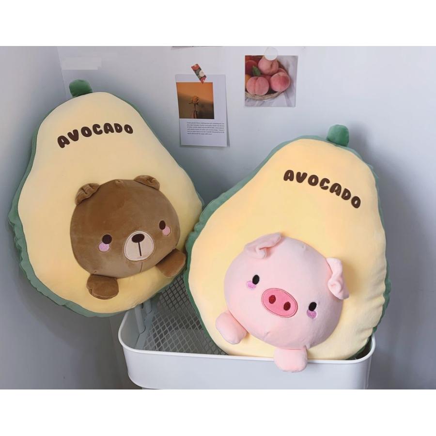 置物 クッション アボカド 種がキュートな動物 丸い顔 クマ Och2193c037 ノイシュタットyahoo 店 通販 Yahoo ショッピング