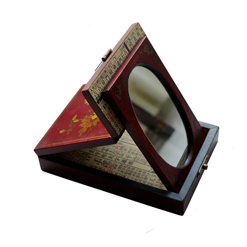 卓上ミラー 鏡 折り畳み式 花 中国 漢詩 骨董品風 箱型 Och2215c138 ノイシュタットyahoo 店 通販 Yahoo ショッピング