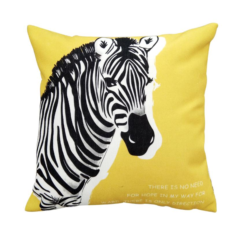 クッションカバー シマウマ ゼブラ柄 スタイリッシュ モダン イラスト Och3163c013 ノイシュタットyahoo 店 通販 Yahoo ショッピング
