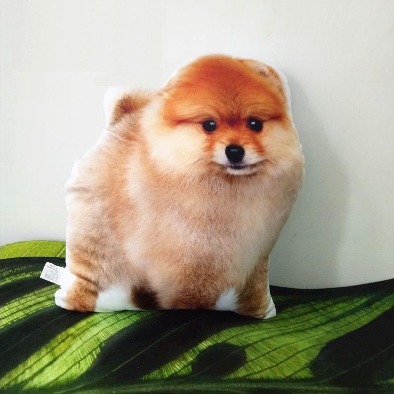 クッション リアル 犬の全身 子犬 プリント ダイカット クッション リアル 犬の全身 子犬 プリント ダイカット