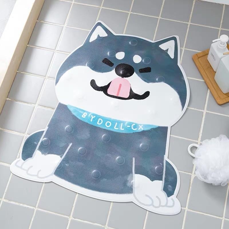 お風呂マット かわいいワンちゃん ダイカット 浴室用 滑り止め付き ハスキー犬 Sak0131c043 ノイシュタットyahoo 店 通販 Yahoo ショッピング