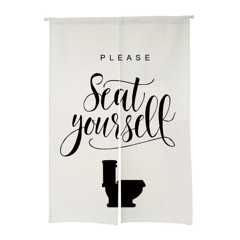 のれん サニタリー イラスト 文字 シンプル スタイリッシュ トイレ Sak0714c078 ノイシュタットyahoo 店 通販 Yahoo ショッピング