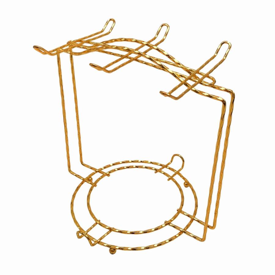 カップスタンド コーヒーカップ ソーサー用 ヨーロピアン風 角型フレーム ゴールドカラー 金属製 6個用 Sak0937c025 ノイシュタットyahoo 店 通販 Yahoo ショッピング