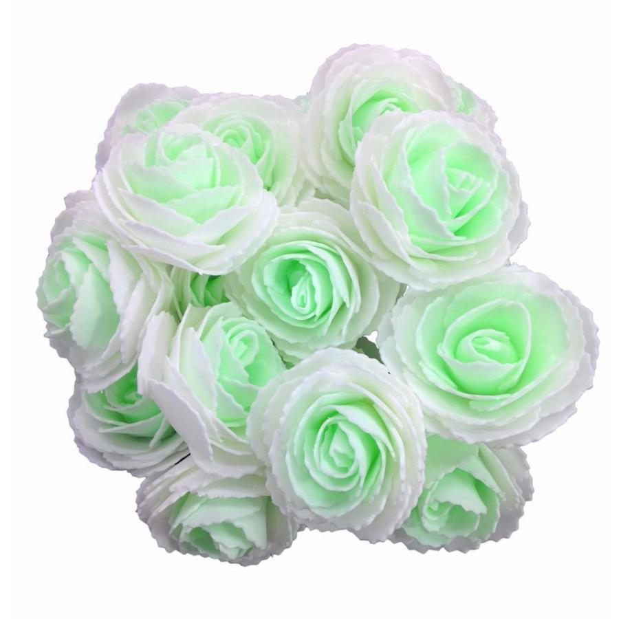 造花 バラ 砂糖菓子風 花のみ 7センチ 95個 ライトグリーン Tmp0810c033 ノイシュタットyahoo 店 通販 Yahoo ショッピング