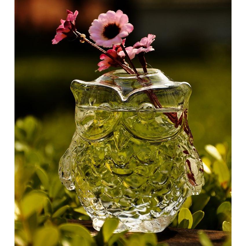 フラワーベース ふくろう ガラス製 1個 Tmp1654c015 ノイシュタットyahoo 店 通販 Yahoo ショッピング