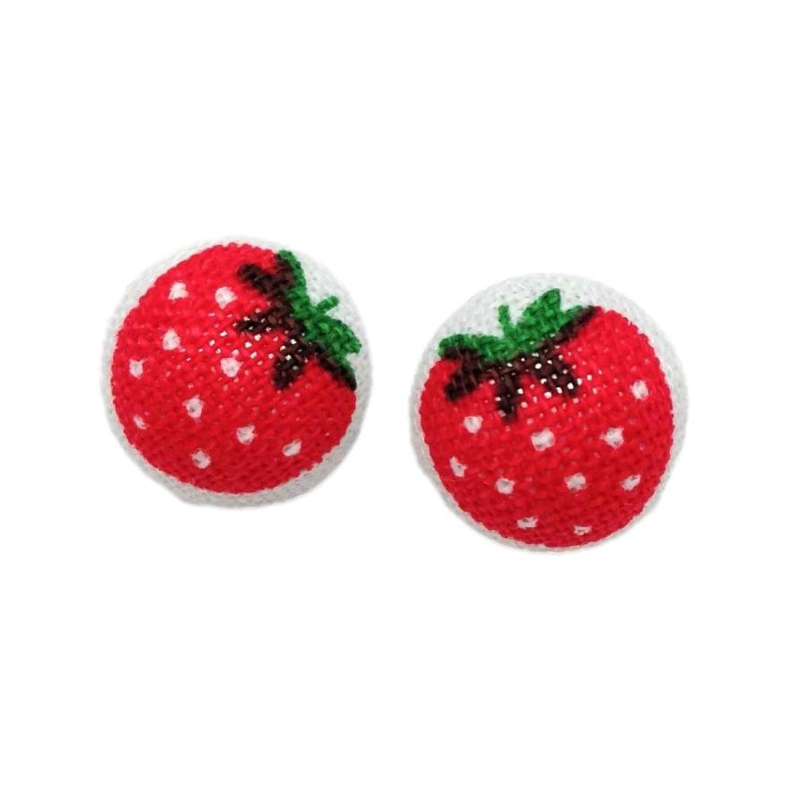 くるみボタン かわいい いちご 同色 2個セット ホワイト系 Tmp2230c000 ノイシュタットyahoo 店 通販 Yahoo ショッピング