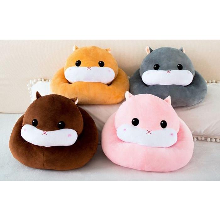 お昼寝枕 クッション うつ伏せ用 ハムスター 同色ブランケット付き グレー Tuc5512c043 ノイシュタットyahoo 店 通販 Yahoo ショッピング