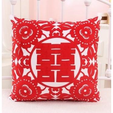 クッション 双喜紋 そうきもん 中国の縁起物デザイン風 正方形 Ykj1226c038 ノイシュタットyahoo 店 通販 Yahoo ショッピング