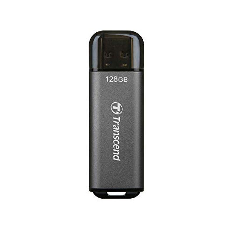 トランセンド 高速・高耐久USBメモリ 128GB USB 3.2 Gen1 (最大転送速度420MB/s)データ復旧ソフト無償提供TS12 NAS