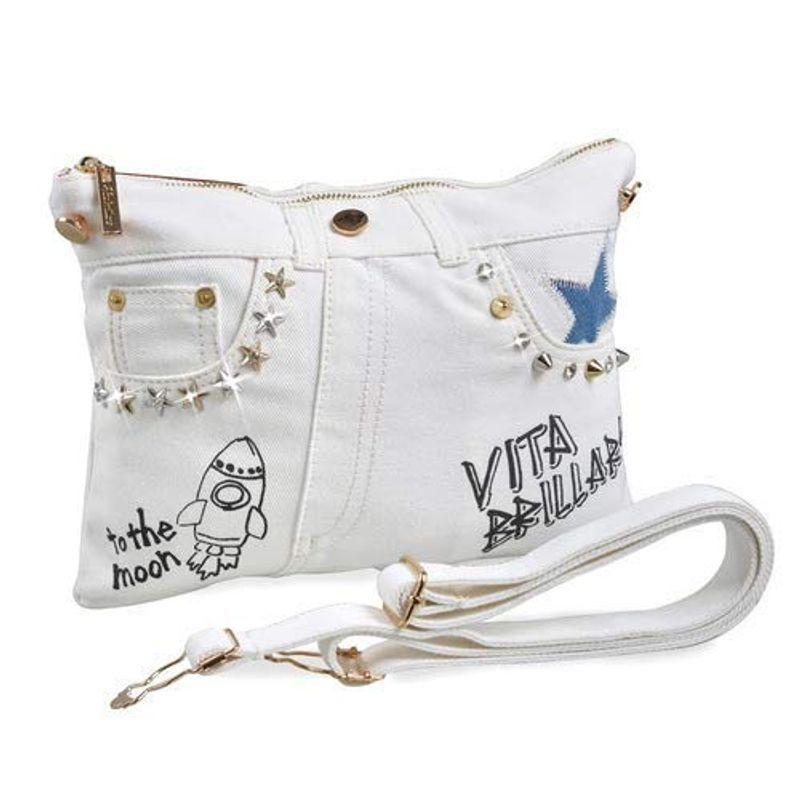 Vita バッグ ホワイト ならショッピング ランキングや口コミも豊富なネット通販 更にお得なpaypay残高も スマホアプリも充実で毎日どこからでも気になる商品をその場でお求めいただけます ファッション Brillare ビータ デニム ブリッラーレ