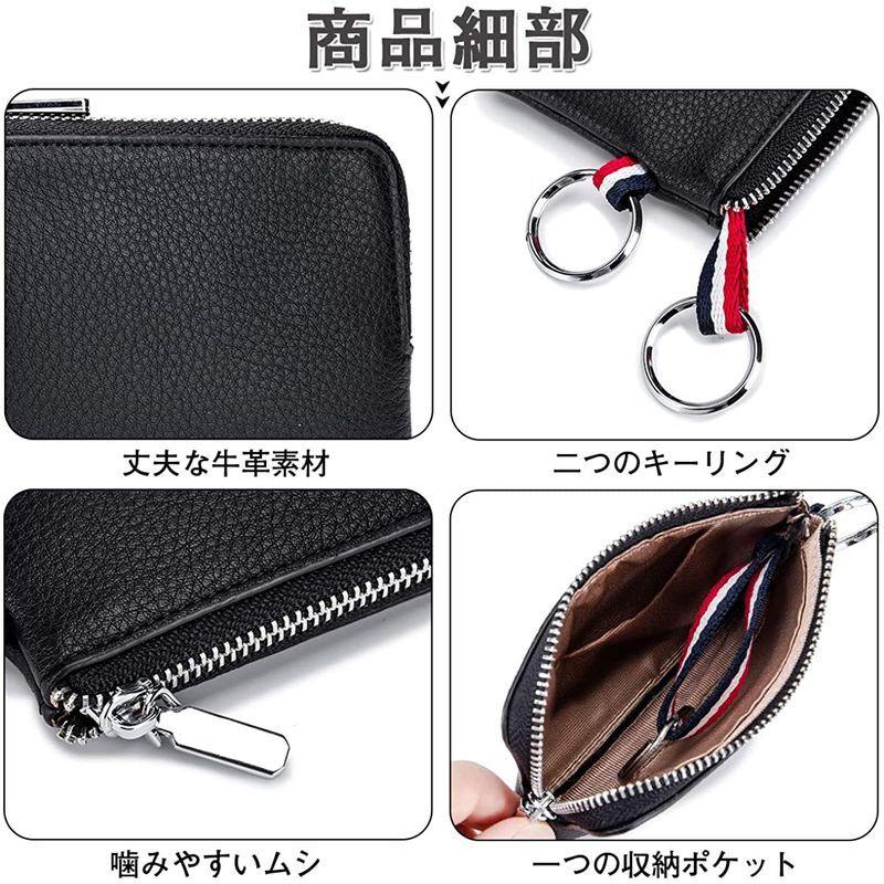 22年最新入荷 バッグ Imeetuミニ財布 小銭入れ メンズ 本革 薄型小銭入れ カード入れ キーホルダー付き 持ち込み シンプル おしゃれ プレゼント ブラック Www Threeriversofs Com