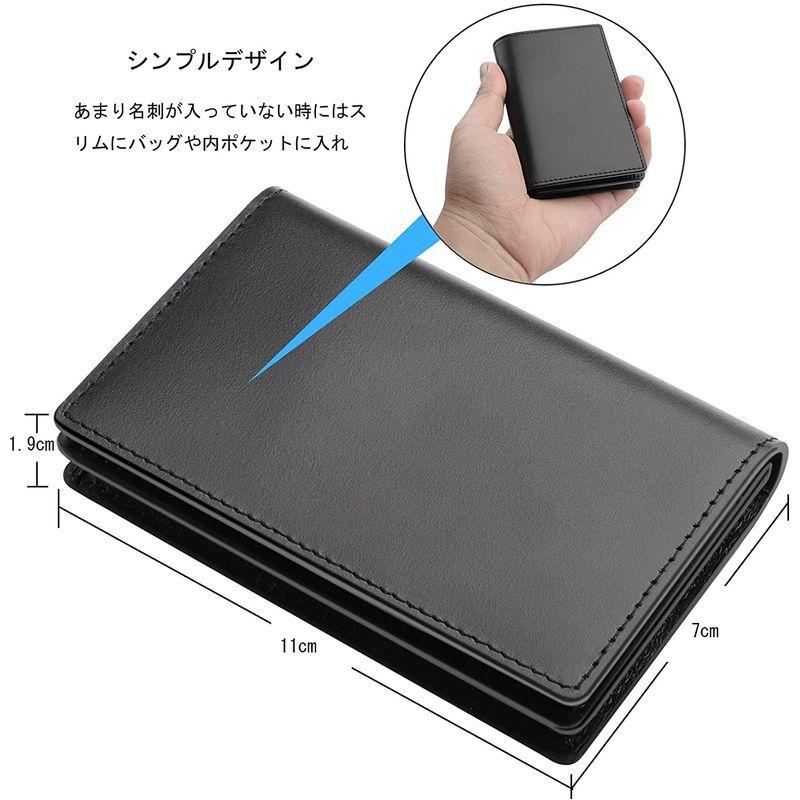 超人気新品 財布 帽子 ファッション小物 名刺入れ メンズ ソフト Pu 免許証 両面 カード入れ 名刺ケース 兼用 お洒落 ビジネス 通勤用 整理 大容量 30枚収納可 メンズ Www Threeriversofs Com