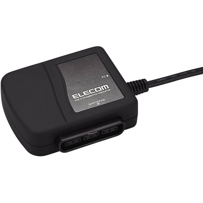 エレコム ゲームパッドコンバータ USB接続 プレステ/プレステ2コントローラ対応 1ポート JC-PS101UBK|neutral-tt|02