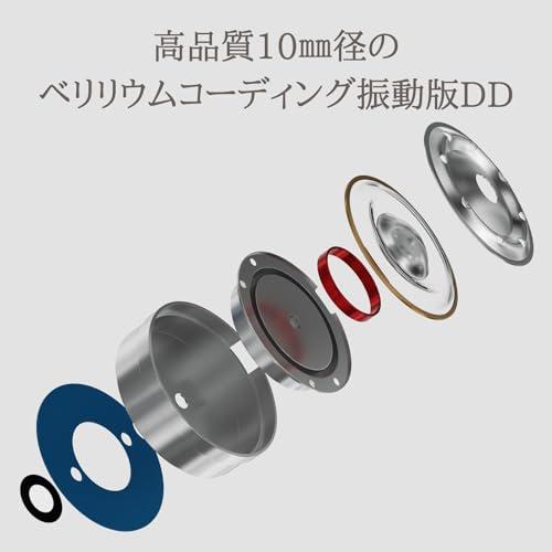 VG 04UNNER 受賞 adenza 4 有線イヤホン インイヤーモニター型イヤホン ベリリウムコーティング・ダイナミックドライバー、バラン