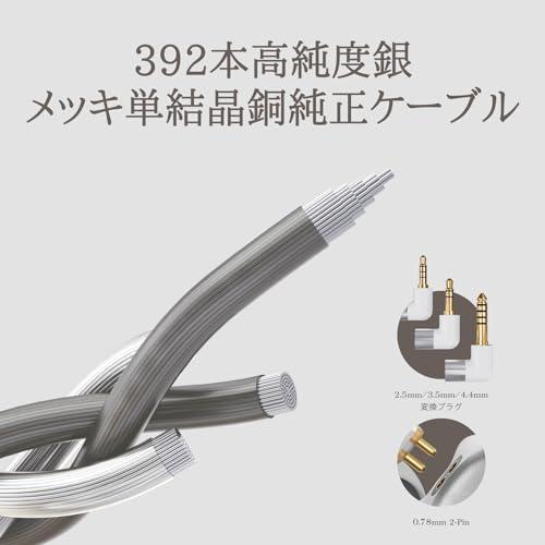 VG 04UNNER 受賞 adenza 4 有線イヤホン インイヤーモニター型イヤホン ベリリウムコーティング・ダイナミックドライバー、バラン