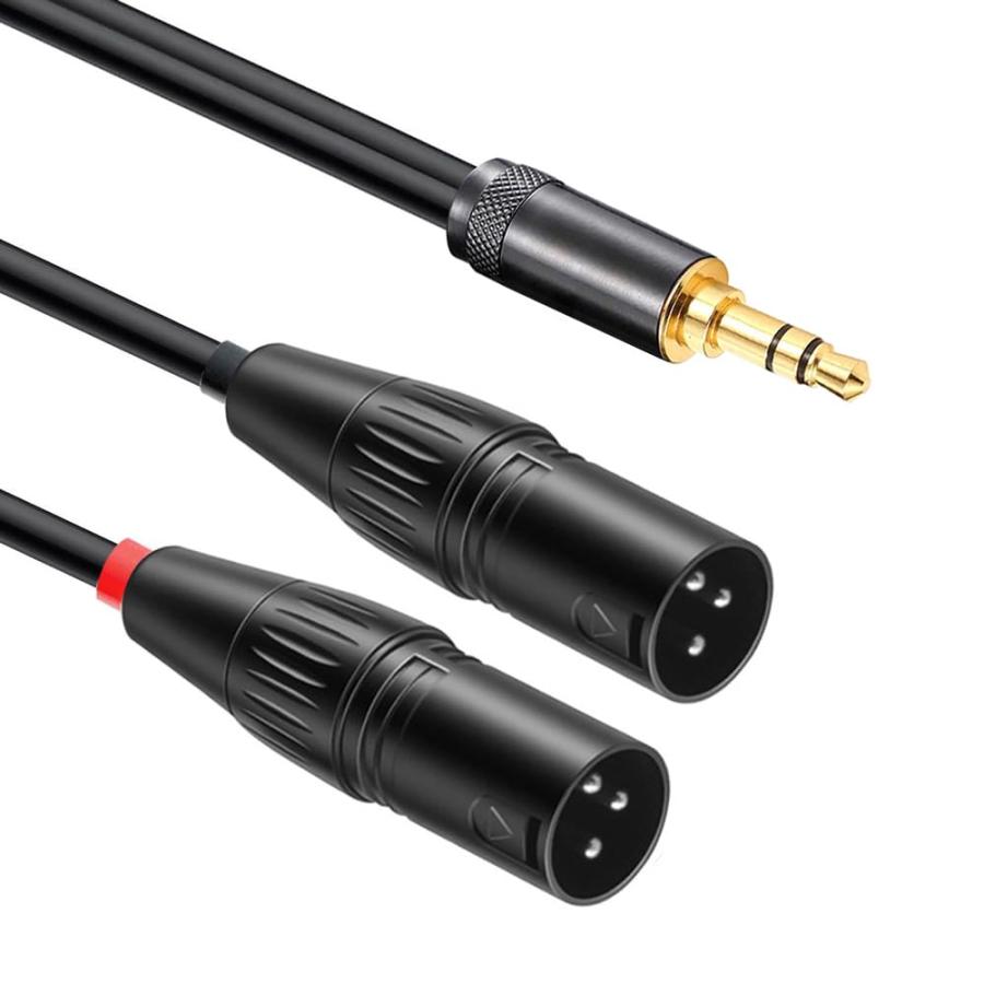 xlr 3.5mm 変換 マイク 端子 ケーブル 1.5m to ステレオミニ xlr 3.5mm 変換 マイク 端子 ケーブル 1.5m to ステレオミニ