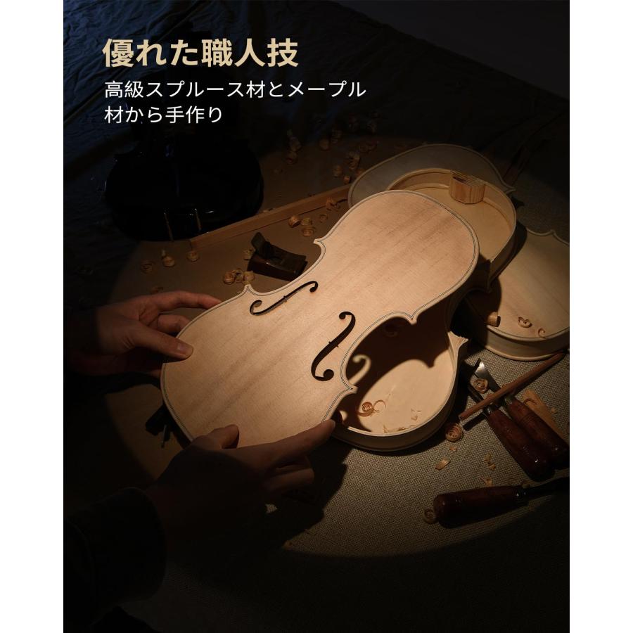 ar バイオリン ヴァイオリン 4/4 単板 ソリッド バイオリン ar バイオリン ヴァイオリン 4/4 単板 ソリッド バイオリン
