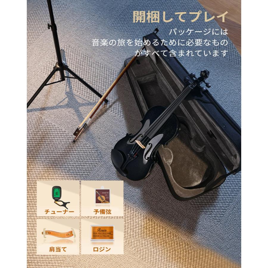 ar バイオリン ヴァイオリン 4/4 単板 ソリッド バイオリン ar バイオリン ヴァイオリン 4/4 単板 ソリッド バイオリン