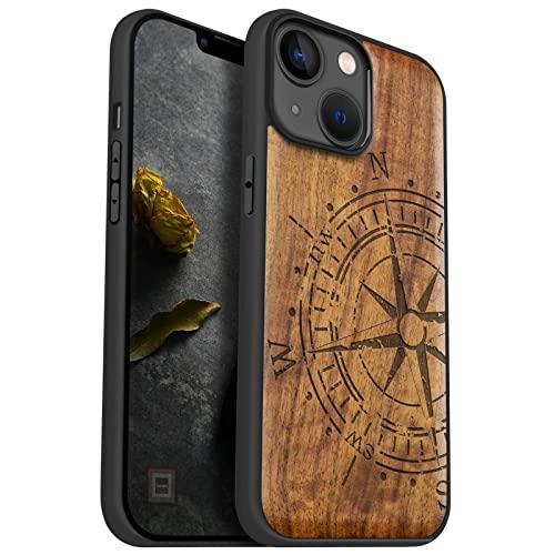 arveit Maafe マグセーフ 対応 ihone 14 ケース 木製 天然木+Uシリコンツーインワン アイフォン14 ケース（6.1インチ | 