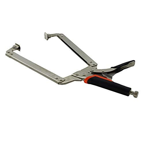 Utoolmart?C型ロッキングプライヤー ハンドクランプ クランプ ロック Cクランプ ?1個入り 18インチスリーブハンドル 45鋼