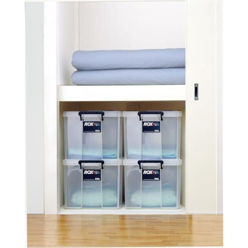 天馬 耐久性に特化した収納ボックス  防災 ロックス 660M クリアケース コンテナボックス 頑丈 衣装ケース プラケース ROX 幅44×奥 |  | 07