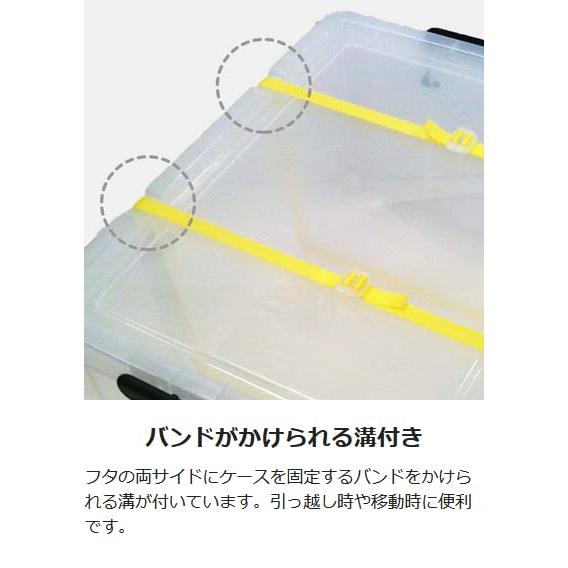 天馬 耐久性に特化した収納ボックス  防災 ロックス 660M クリアケース コンテナボックス 頑丈 衣装ケース プラケース ROX 幅44×奥 |  | 08